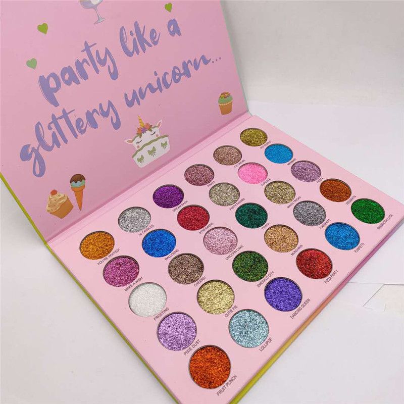 Paleta Maquillaje Nueva Llegada Belleza Feliz Unicornio Glitter Party Sombra de Eyeshadow 30 Colores Paleta Glitter Paleta Maquillaje Nueva Llegada Belleza Feliz Unicornio Glitter Party Sombra de Eyeshadow 30 Colores Paleta Glitter