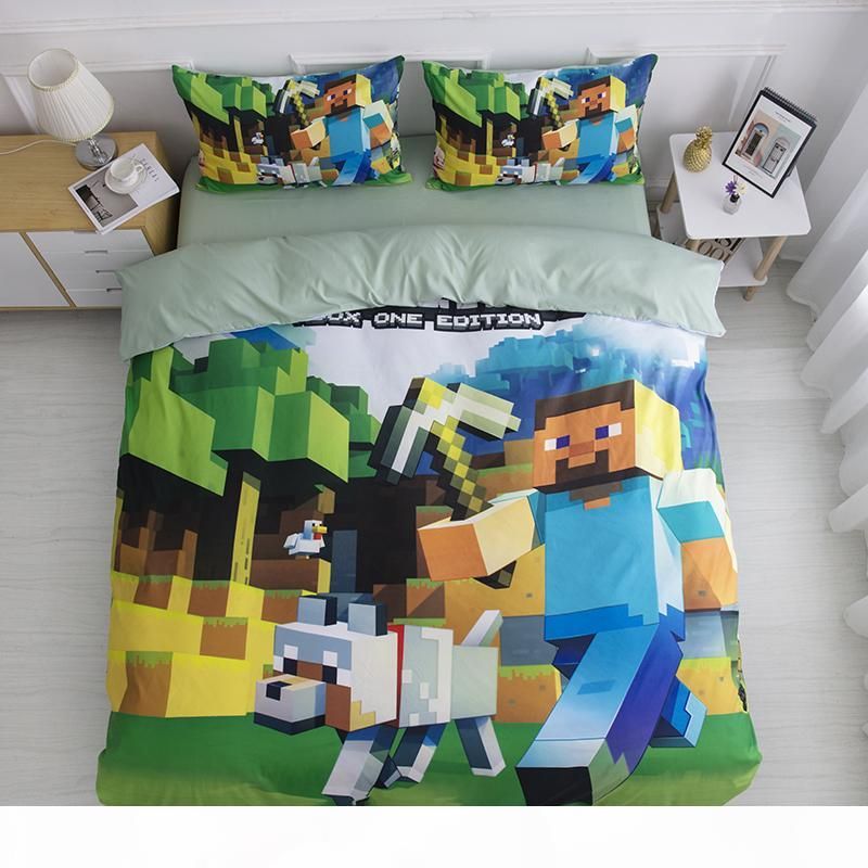 Children Games Bedding Sets Boys Full Queen King Size Duvet Cover Flat Sheet Pillowcases Twin Size Bed Linens Sets 204 Bedding Outlet Skateboard Bedding From Angelhairset 130 88 Dhgate Com