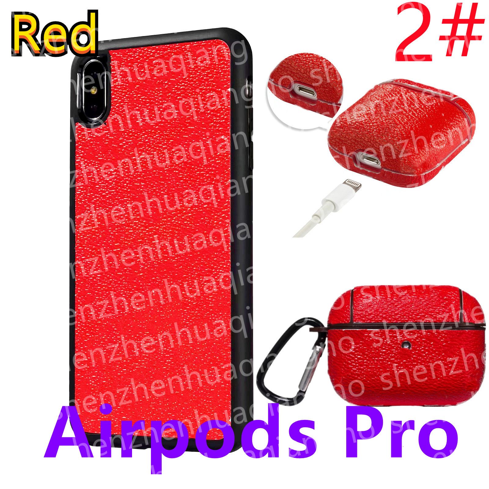 2#[l] airpods pro red flower