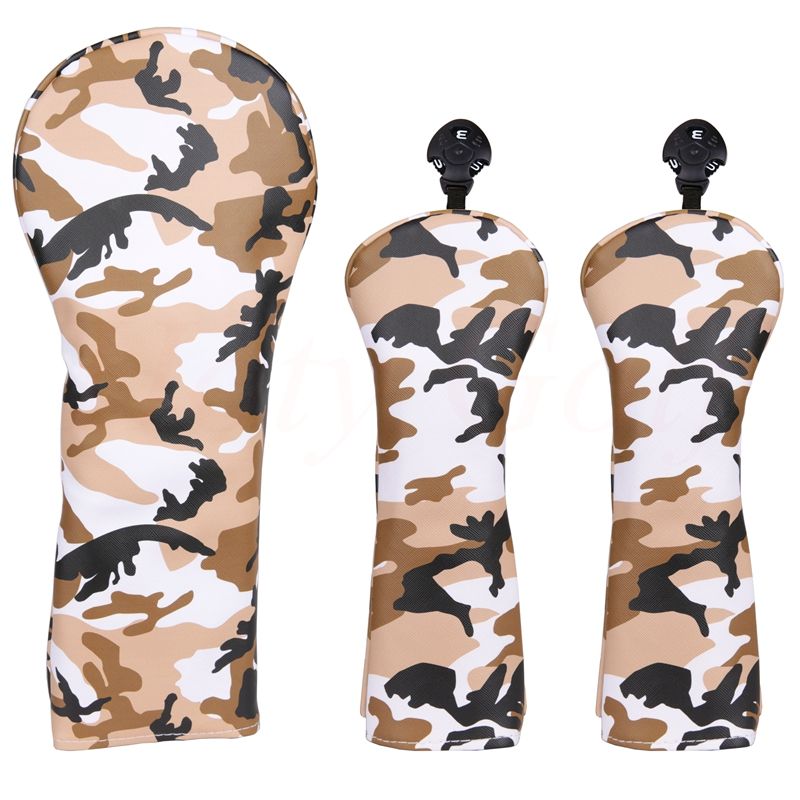 Buy Best And Latest BRAND Brown Camouflage Golf Head Covers For Driver