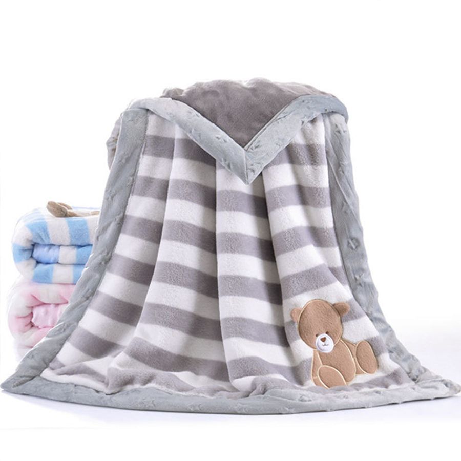 Double Layers Thicken Baby Winter Warm 75x100 Cm Kids Nap Flannel Swaddle Bedding Receiving Wrap Blanket For Newborn Q1117 Buy Baby Blankets Online Baby Monogrammed Blankets From Musuo06