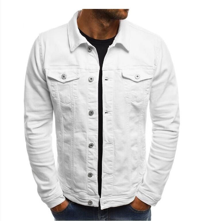 New Fashion Designer Coats Mens Denim Jacket Slim Men Denim Jacket