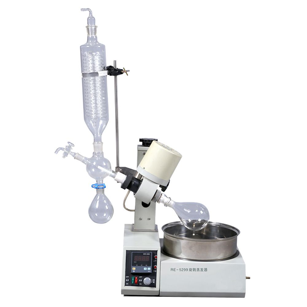 ZZKD 2L Rotary Evaporator Lab RE5299 Rotovap Evaporation Apparatus For