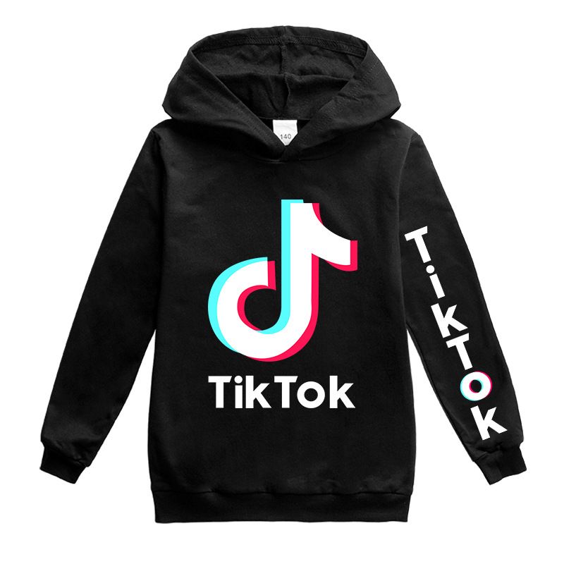 tik tok moletom com capuz for kids