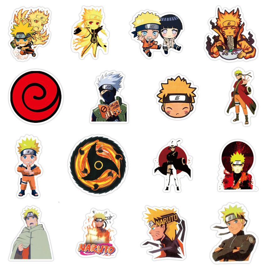 naruto anime pvc graffiti decal hinata sasuke itachi skateboard stickers voor laptop bagage auto sticker xdcw from hallowxmas2020 2 13 dhgate com