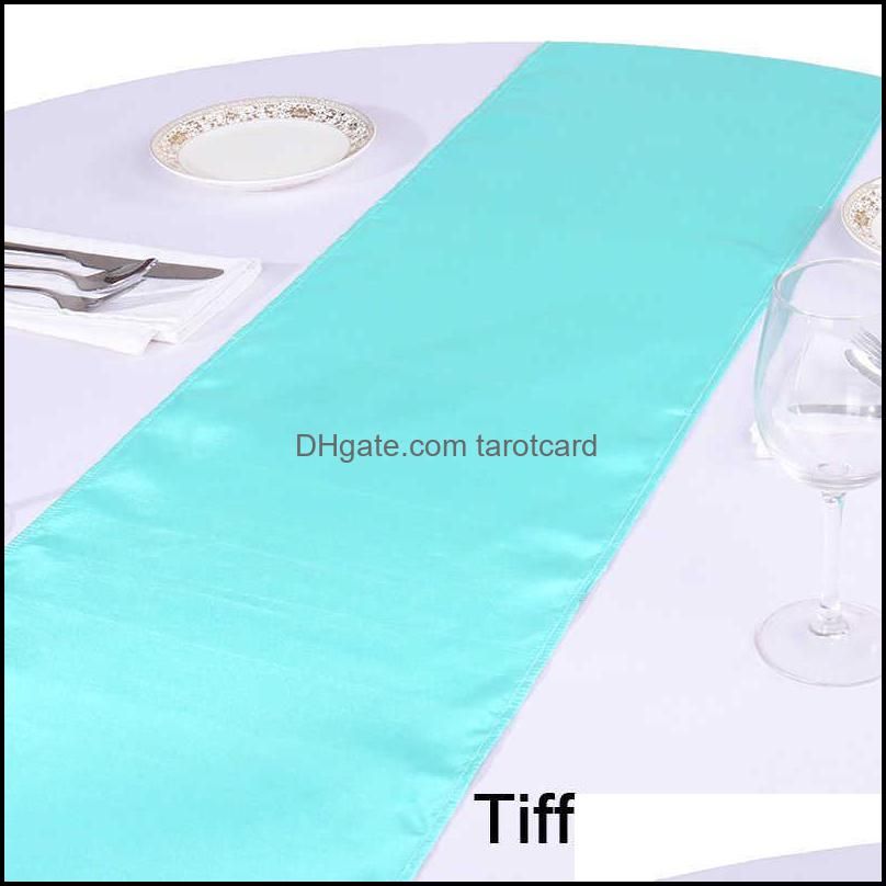 Tiffany Blue-Satin-Tischläufer-30x27