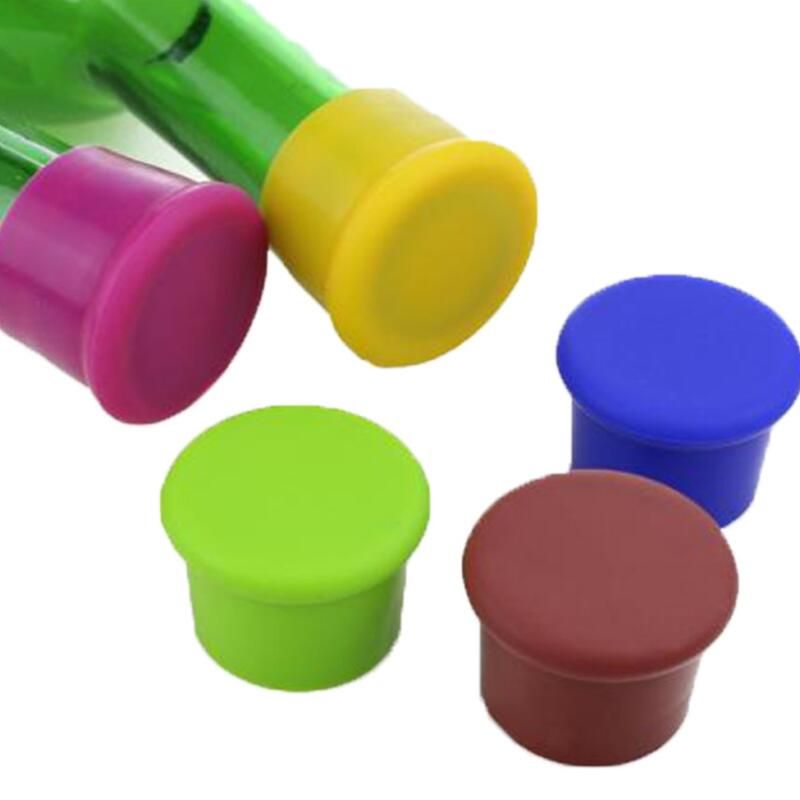 2021 Reusable Silicone Wine Beer Top Bottle Cap Stopper Drink Saver ...