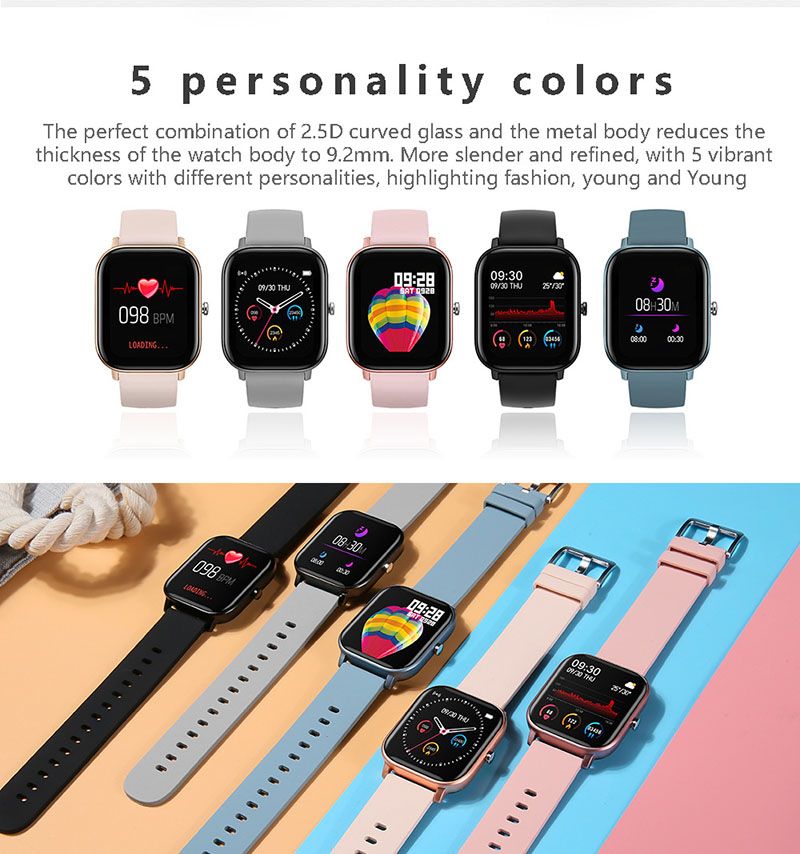Suministro Al Por Mayor P8 Smart Watch Actualizar Versión P9 Presión  Arterial Oxígeno Ejercicio Fitness Tracker Reloj Monitor De Ritmo Cardíaco  Pulsera PK VERSA MI BAND 3 De Ramking, 14,29 € | Es.DHgate.Com