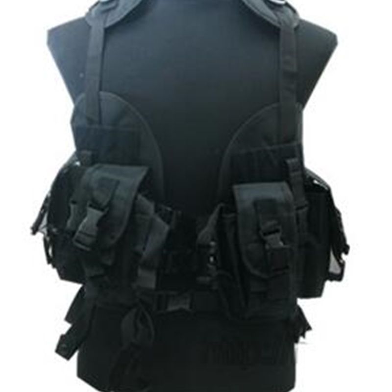 OUTDOOR 97 US NAVY SEAL MODULAR LOAD SWAT ASSAULT TACTICAL VEST OD ACU 