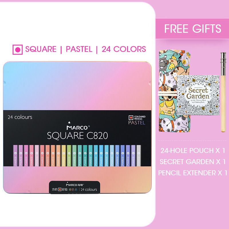 24 Pastel Colors Set