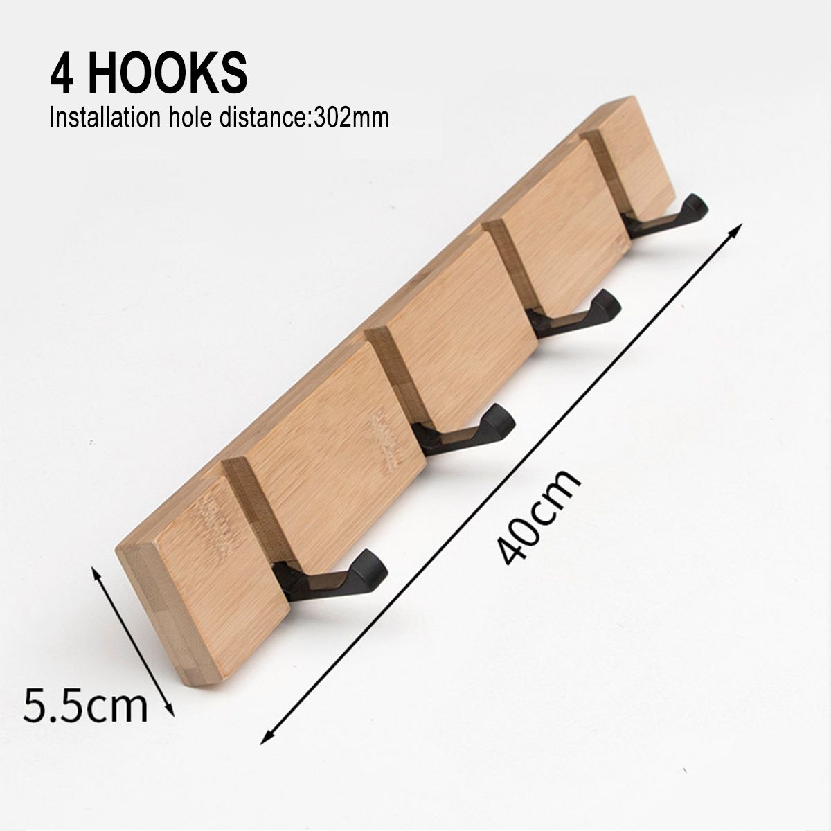 Wood 4 Hooks
