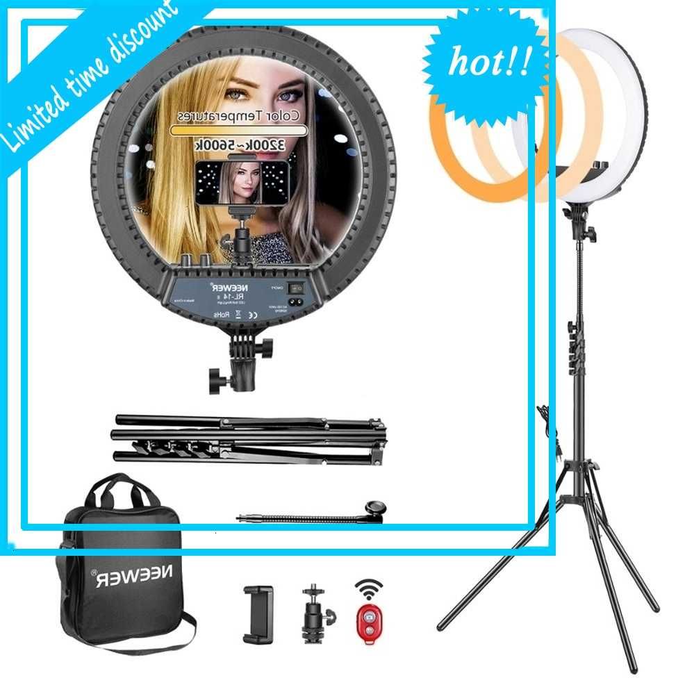 2021 Neewer 14 Inch Built In Dimmable Led Kit Contains: 30W Bi Color