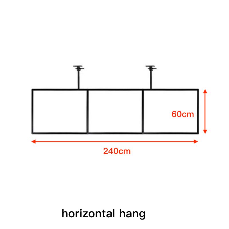 3 piece horizontal hang