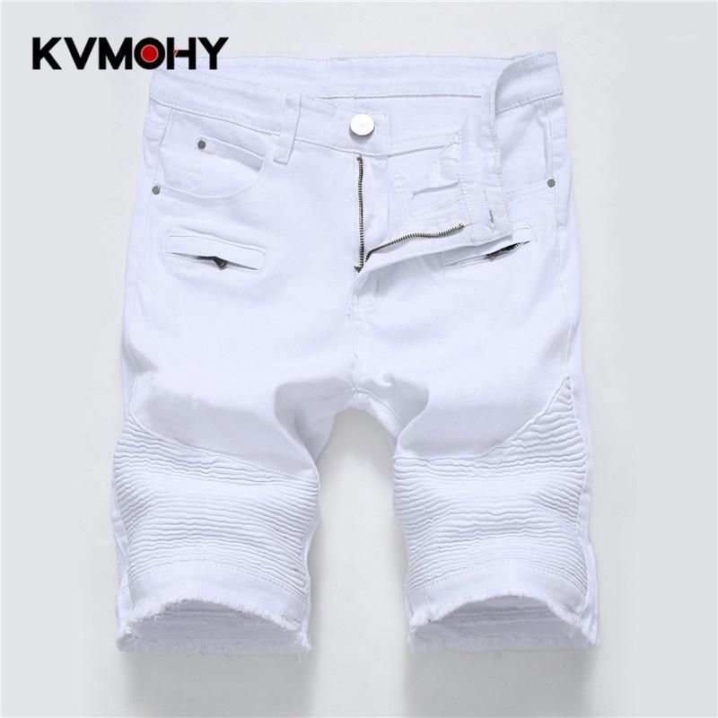 Compra Pantalones Cortos De Jeans Blancos Para Hombres Pantalones Cortos De  Carga Bermudas Masculina Masculina Lavado Denim Corto Tamaño Men Jeans  Short Homme1 Barato | Entrega Rápida Y Calidad | Es.Dhgate