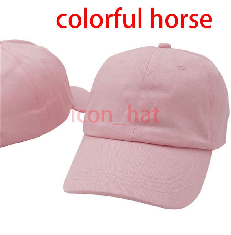 Rosa med färgglad häst