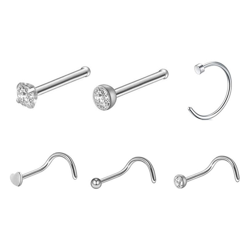 6PCS Nose Stud