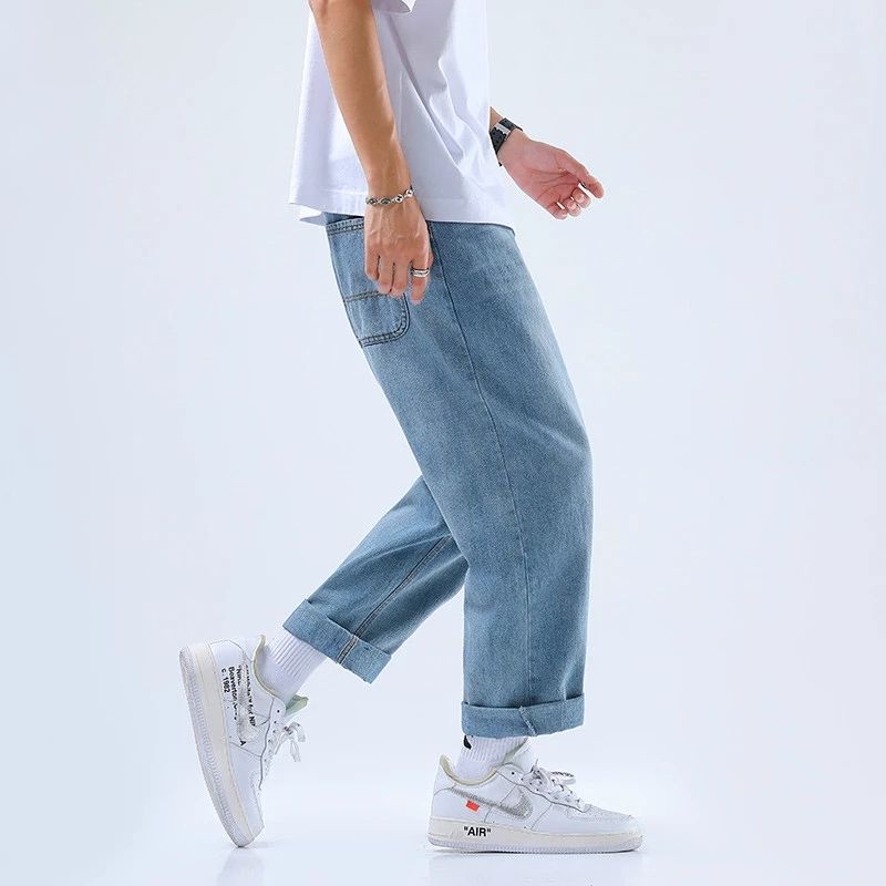 Compre Lavado Vintage Ancho Jeans Hombre 2021 Apliques Casual Sueltos Bagg  Pantalones Pantalones Pantalones Coreanos Mezclilla Pantalones Pantalones  Hombres 3xl Más Tamaño A 30,97 € Del Milingstore | Es.Dhgate.Com