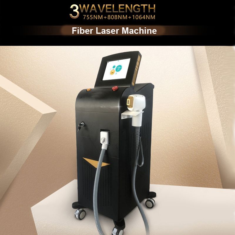 Dark Skin Hair Removal 3 Combined Wavelengths 755/810/1064nm Larger