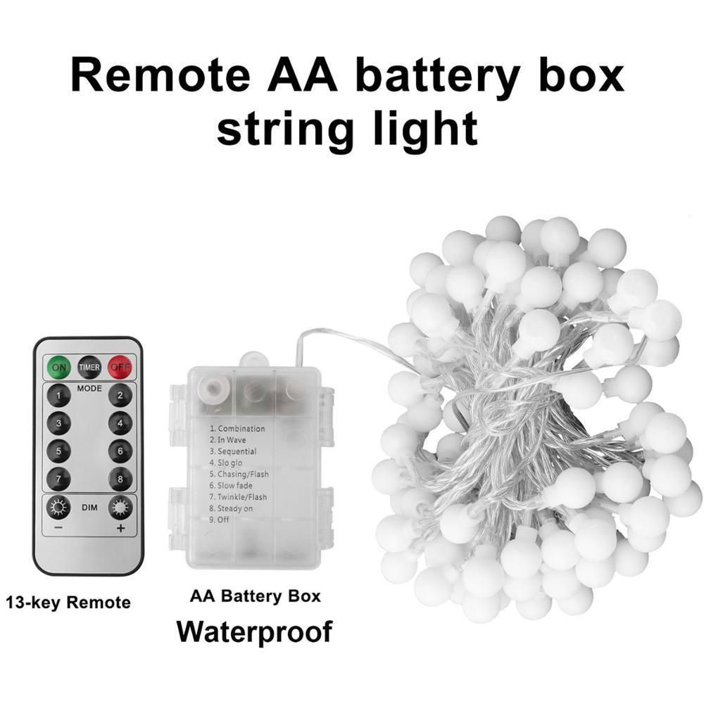 Batteria autoalimentata-10m bianco caldo