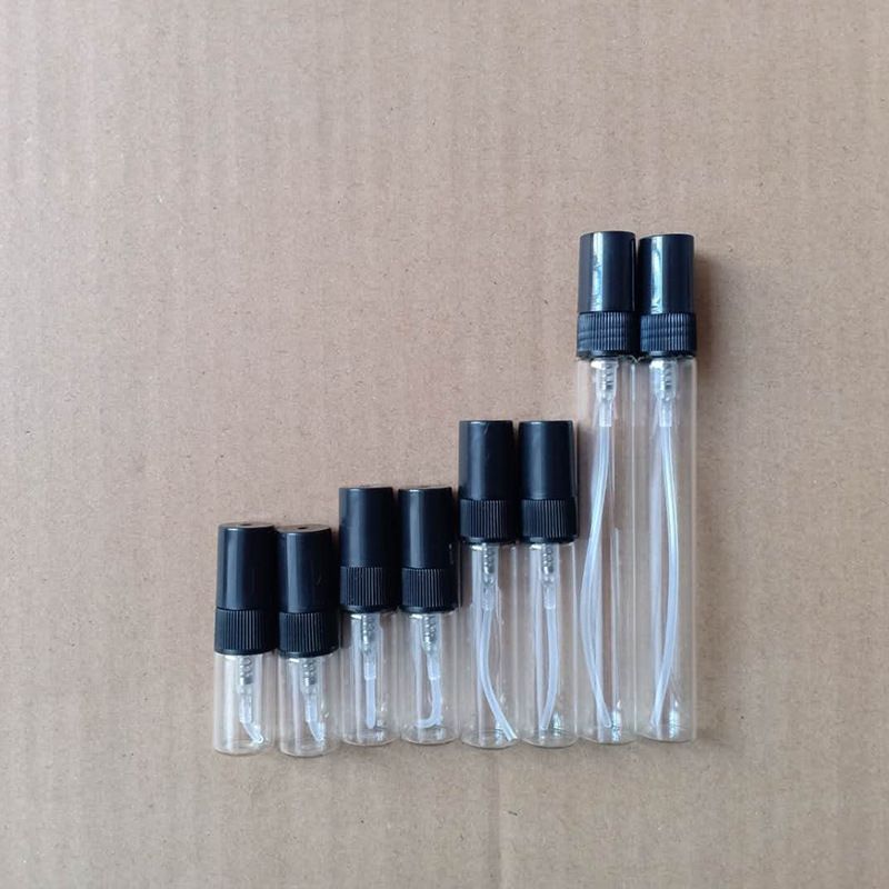 2ml 3ml 5ml 10ml Mini Perfume Vials Samples Packaging Glass