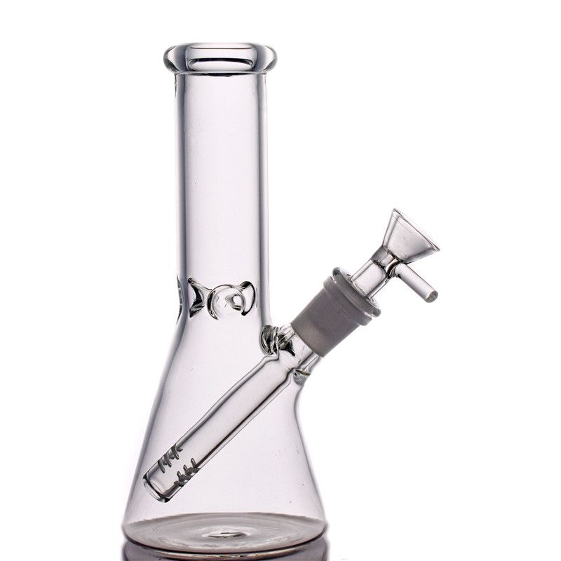 Glasslab Beaker Bong Ice Catcher, Colorful Dab Rig With 14mm Glass Bowl