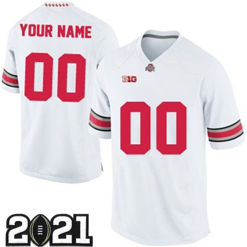 2021 Sugar Bowl Playoff Ohio State Buckeyes Chris Olave Jersey Justin