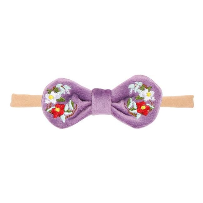 # 4 Broderi Bow Baby Headband