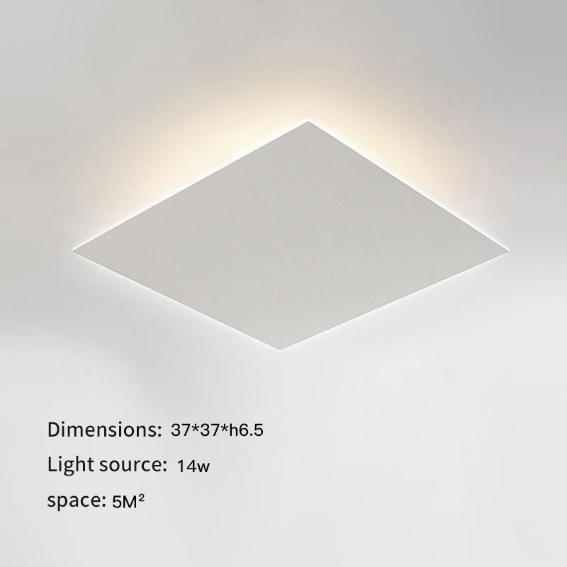 M-37X37XH6.5cm Luz legal Branco