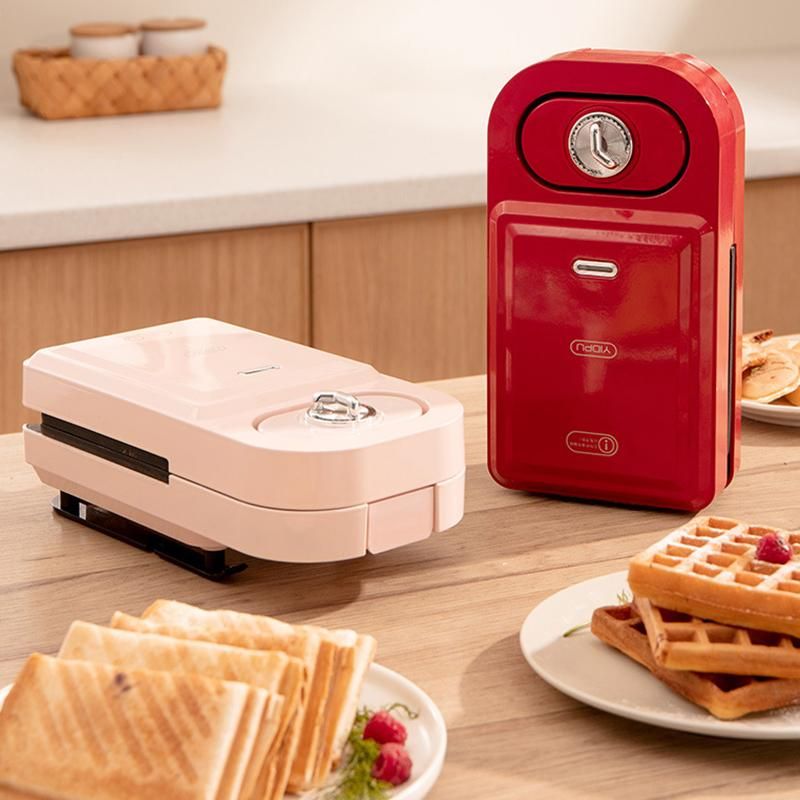 Brotmacher Home Electric Sandwich Maker Zeitgesteuert Waffel Toaster Backen Multifunktions Frühstücksmaschine Takoyaki Pfannkuchen Sandwichera