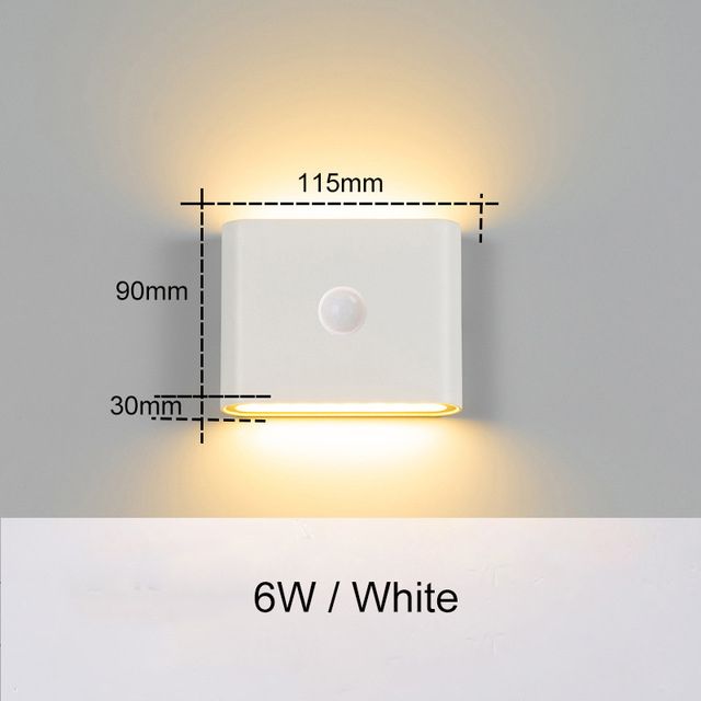 White Shell 6W Warm White Light