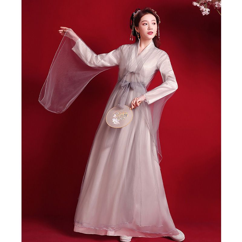 Compra Disfraz De Hada Del Traje Gris Hanfu Estilo Chino Súper Hada Vestido  De La Princesa Elegante Estilo De Actuación Vestidos Hanfu Antiguos Barato  | Entrega Rápida Y Calidad | Es.Dhgate