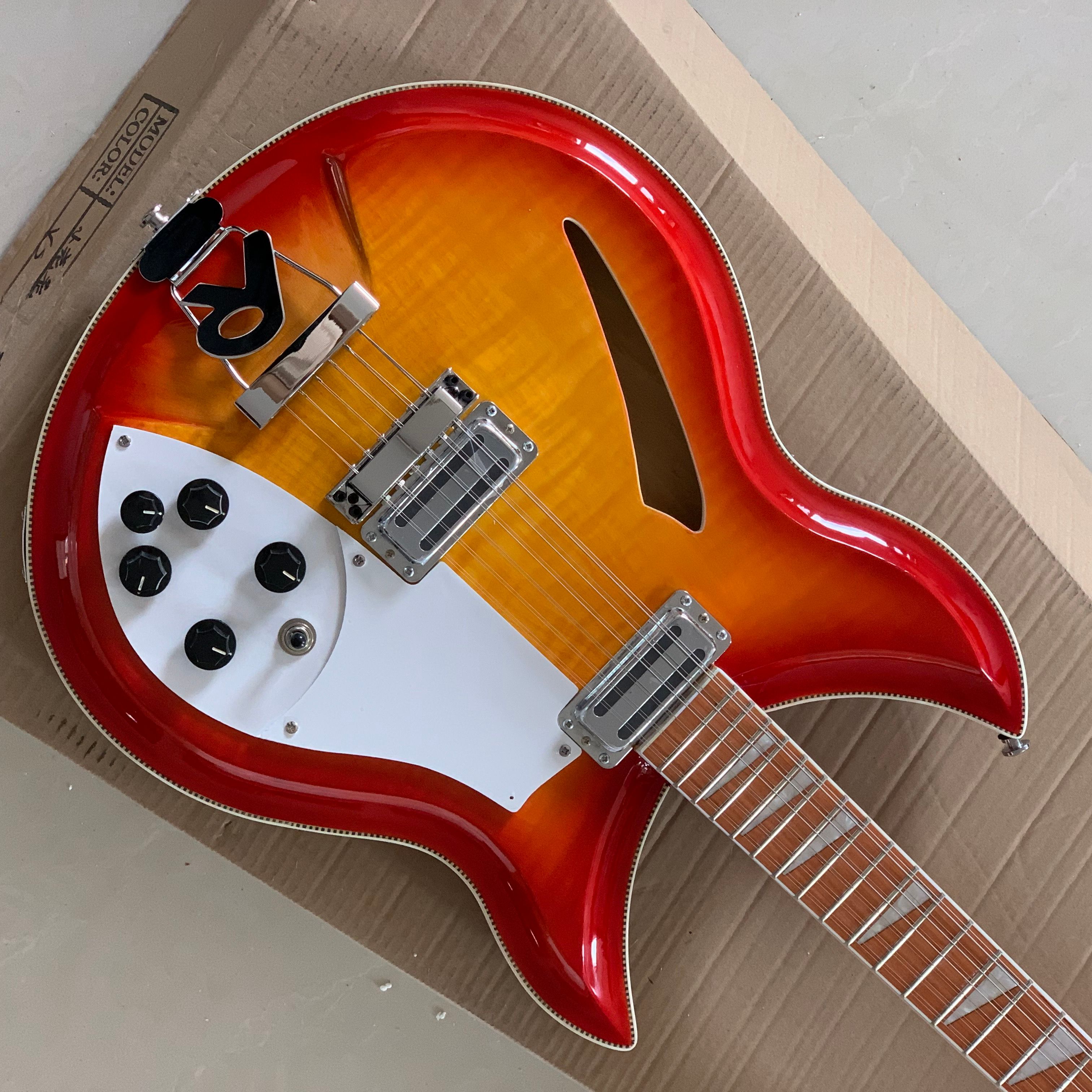 Compra Guitarra Eléctrica De 12 Cuerdas De Alta Calidad, Guitarra  381Eléctrica Ricken, Antes Y Después Con Guitarras Eléctricas De Arce  Flameadas Barato | Entrega Rápida Y Calidad | Es.Dhgate