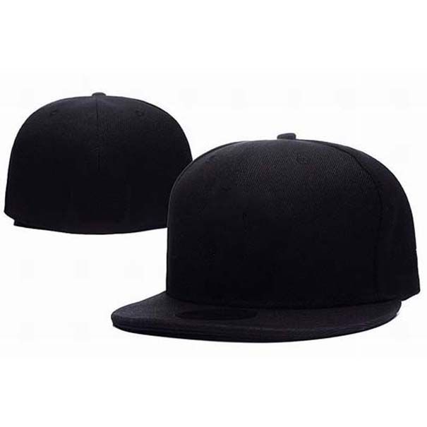 Embroidered Letter Cap Men Fitted Hats 