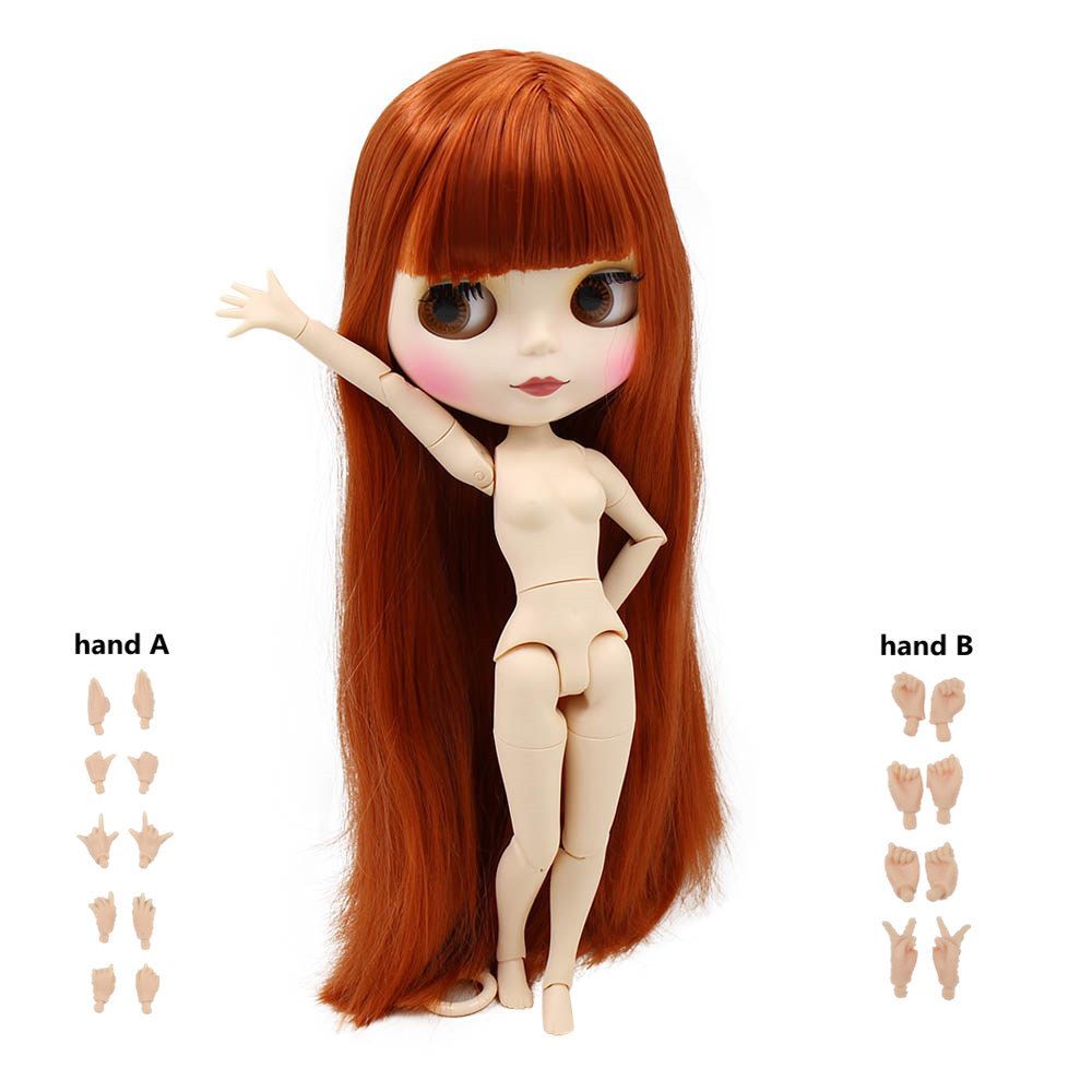 Matte face Nude Doll9