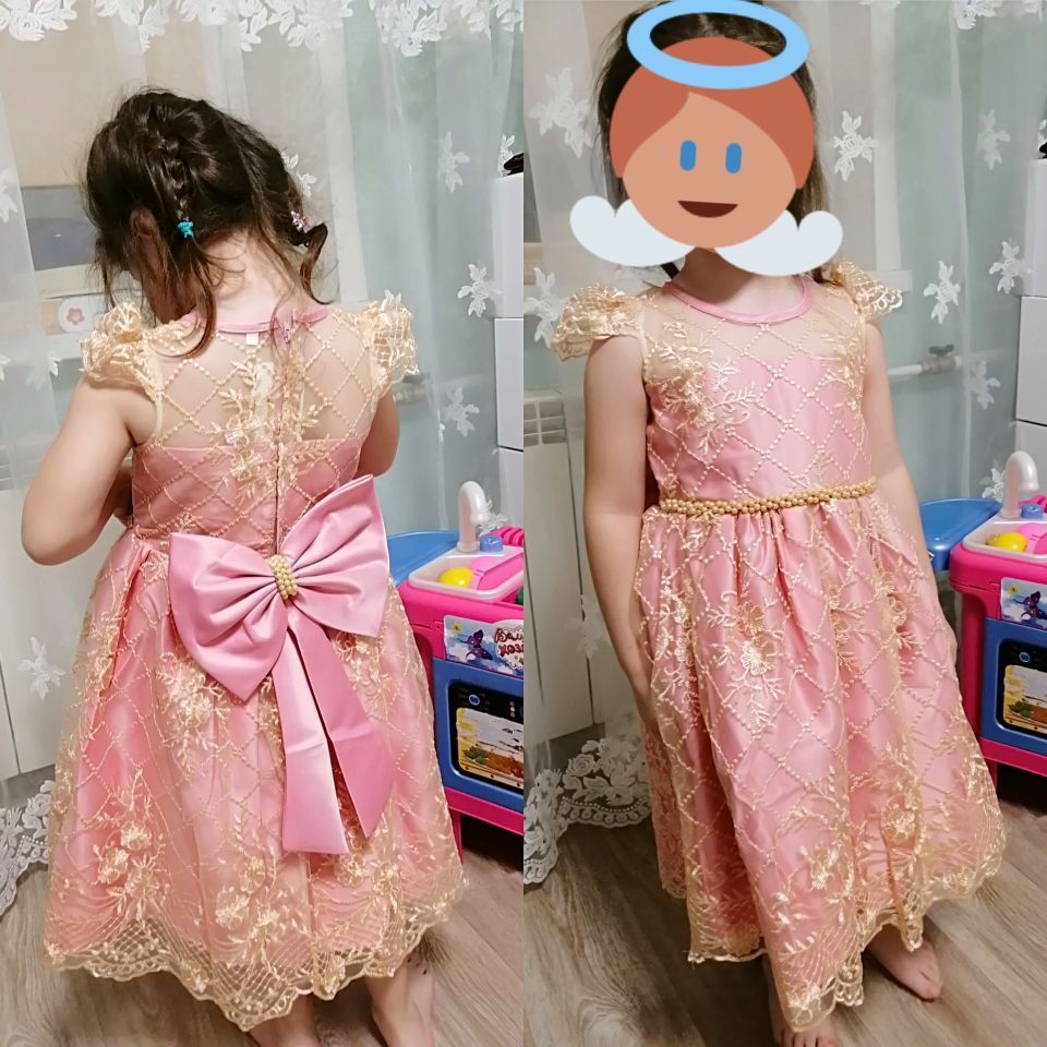 3 6 años Vestido de niñas elegante año nuevo princesa niños vestido de  fiesta vestido de