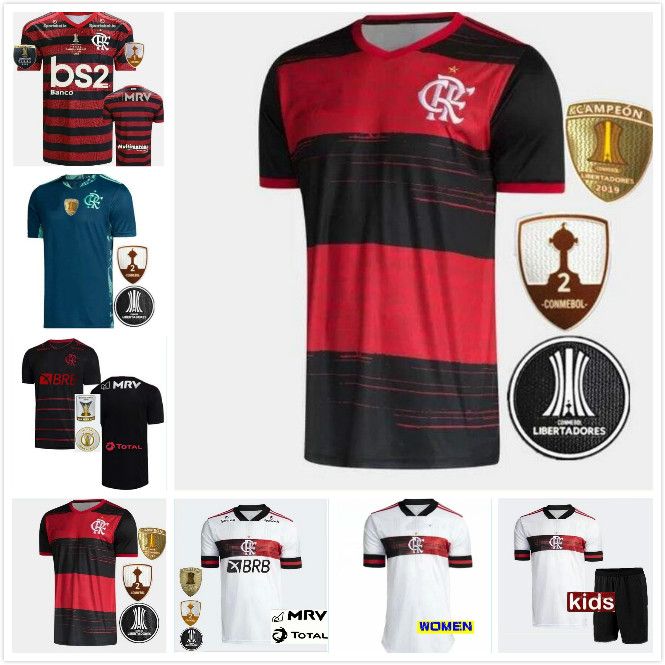 2021 Flamengo 2020 Home Sponsor Jersey 20 21 GABRIEL B. DIEGO VITINHO ...