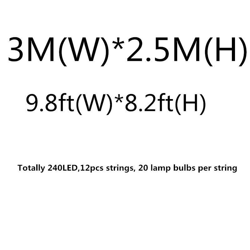 3-2.5m-Uk Plug-220V Warm Weiss