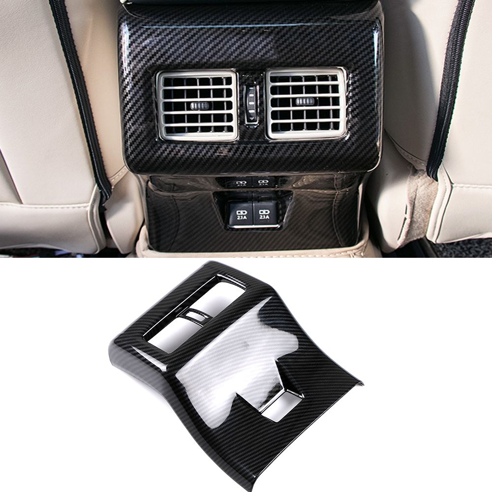 Car Accessories Back Seat Air Vent Outlet Panel Trim Cover Frame