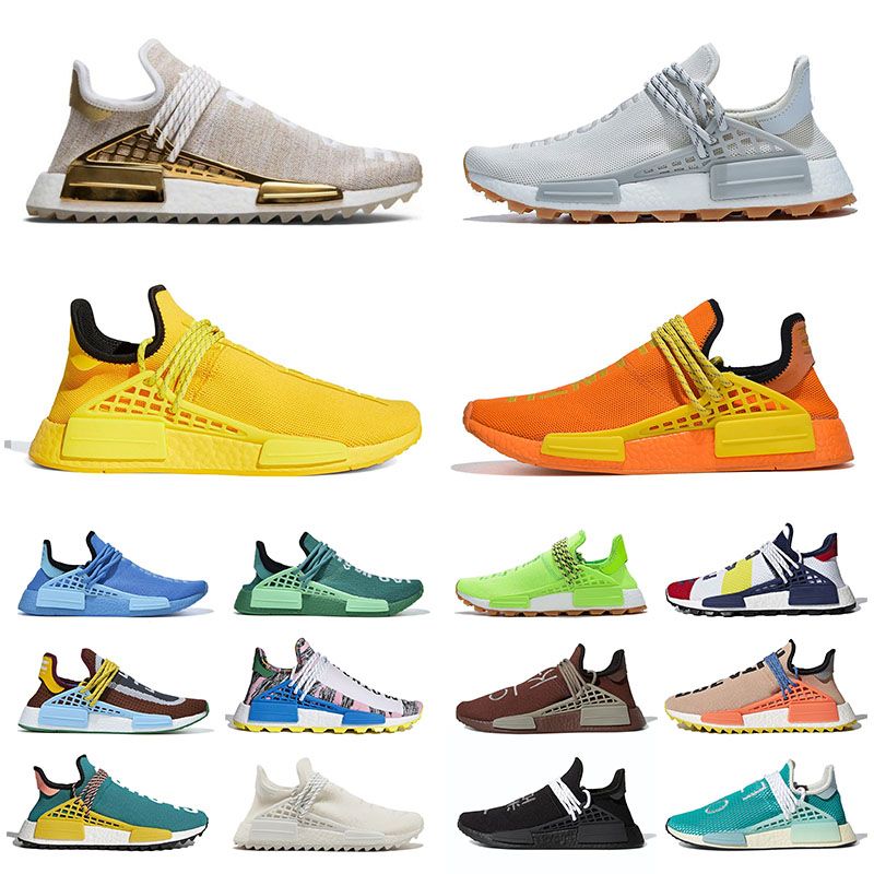 Acheter Pas Cher Adidas Nmd Human Race Pharrell Williams NMD Hu Course Hum  Humaine Mens Femmes Chaussures Coeur Jaune Coeur Mind BBC Nerd Noir Cream  Holi Sports Sports Sports Sports Du 22,58