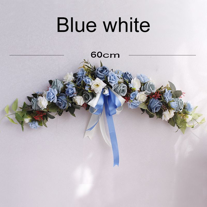 H blu bianco 60 cm