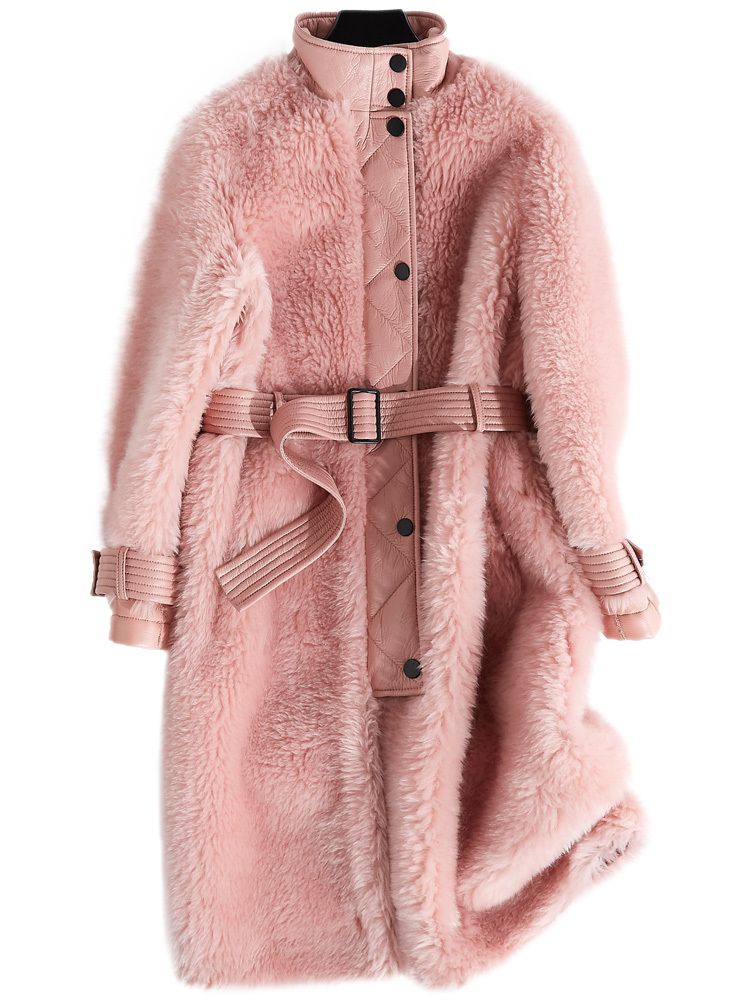 pink sheep coat