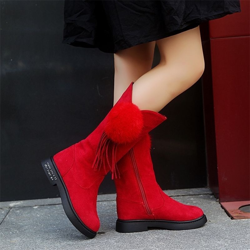 Compra Botas Para Niños De Invierno Zapatos Para Niñas Color Sólido Bolsa Botas  Largas Botas Para Niños Botas De Nieve Zapatos De Algodón Caliente De  Peluche STQ041 LJ201029 Barato | Entrega Rápida