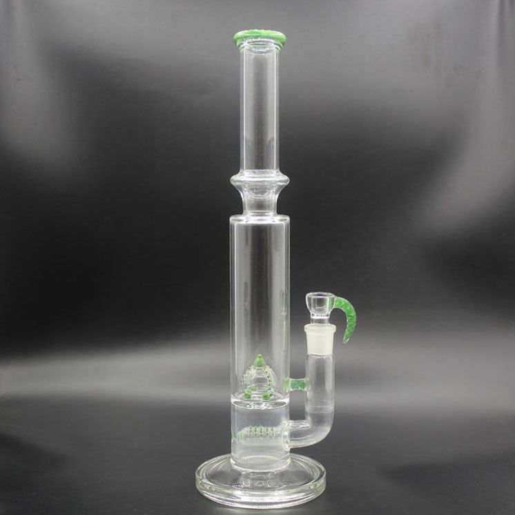 2021 classic straight bongs 18 inches with a free hook bowl free shipping fast delivery color honeycomb water pipe more air easy pass