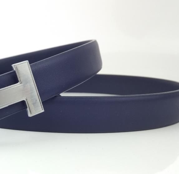 Silver Buckle+Blue