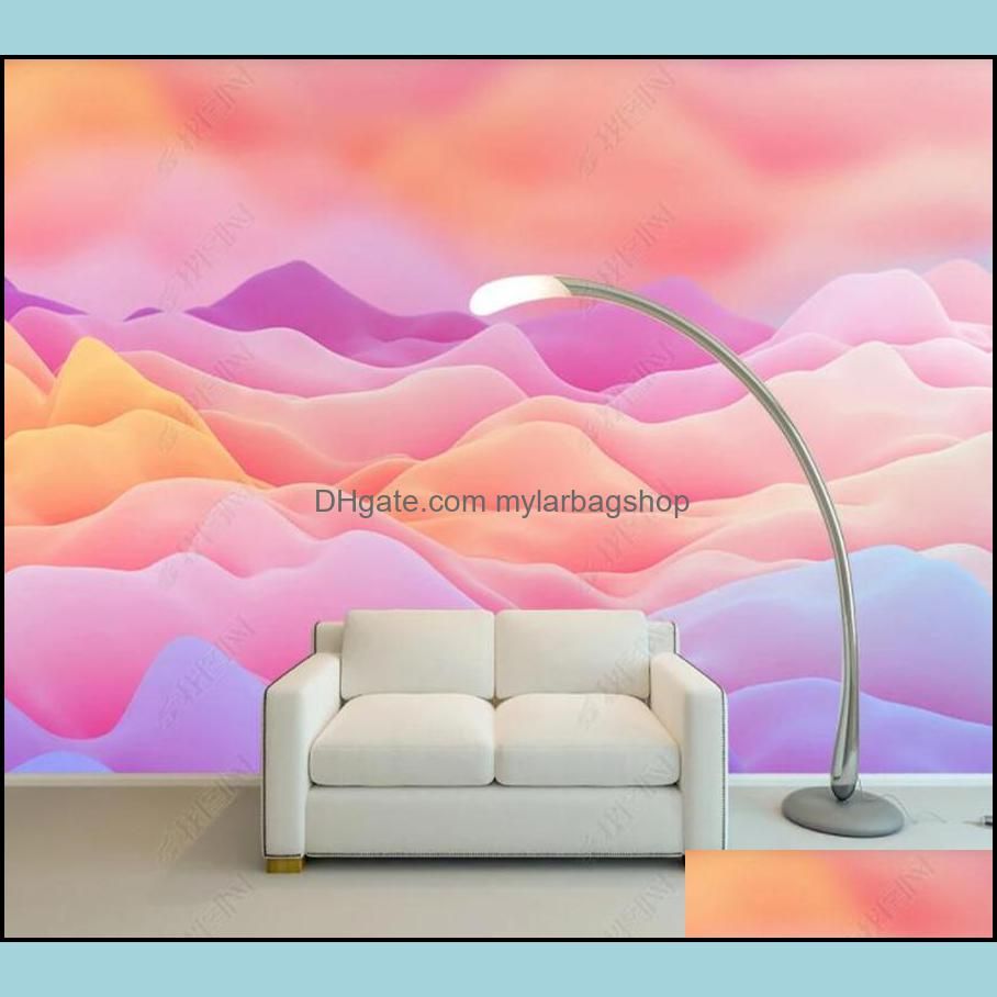 Fondos de pantalla Decor Decor Jardín Papel de Parede Textura Estética Color Nubes Papel Pintado 3D, Fondos de pantalla Decor Decor Jardín Papel de Parede Textura Estética Color Nubes Papel Pintado 3D,