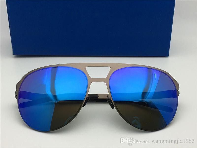 Gun frame blue lens