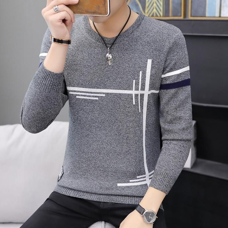 Compra Suéteres Para Hombres 2021 Moda Marca Suéter Hombre Jersey O Cuello  Slim Fit Jippers Pistor De Punto TRABAJO DE TRABAJO INVIERNO DE INVIERNO  Estilo Coreano Casual Hombres Ropa Barato | Entrega