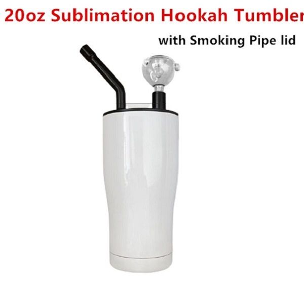 Wholesale Is_customized Sublimation Hookah Tumbler With Smoking Pipe