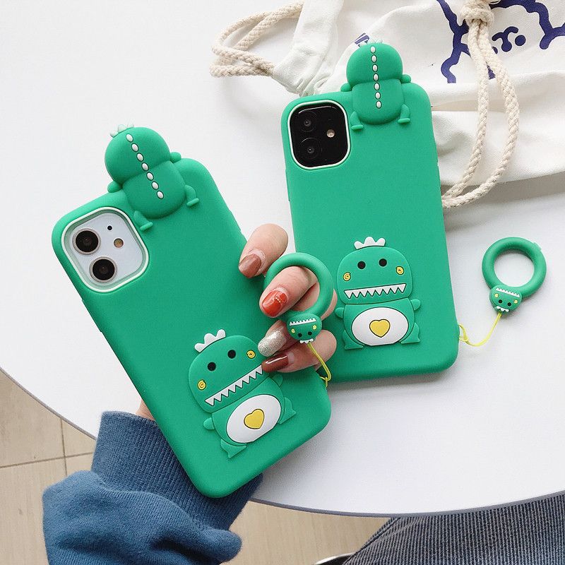 Hot Sale 3D Cute Cartoon Dinosaur Phone Case for iPhone 12 Pro Max Girls Silicone Shockproof Hot Sale 3D Cute Cartoon Dinosaur Phone Case for iPhone 12 Pro Max Girls Silicone Shockproof