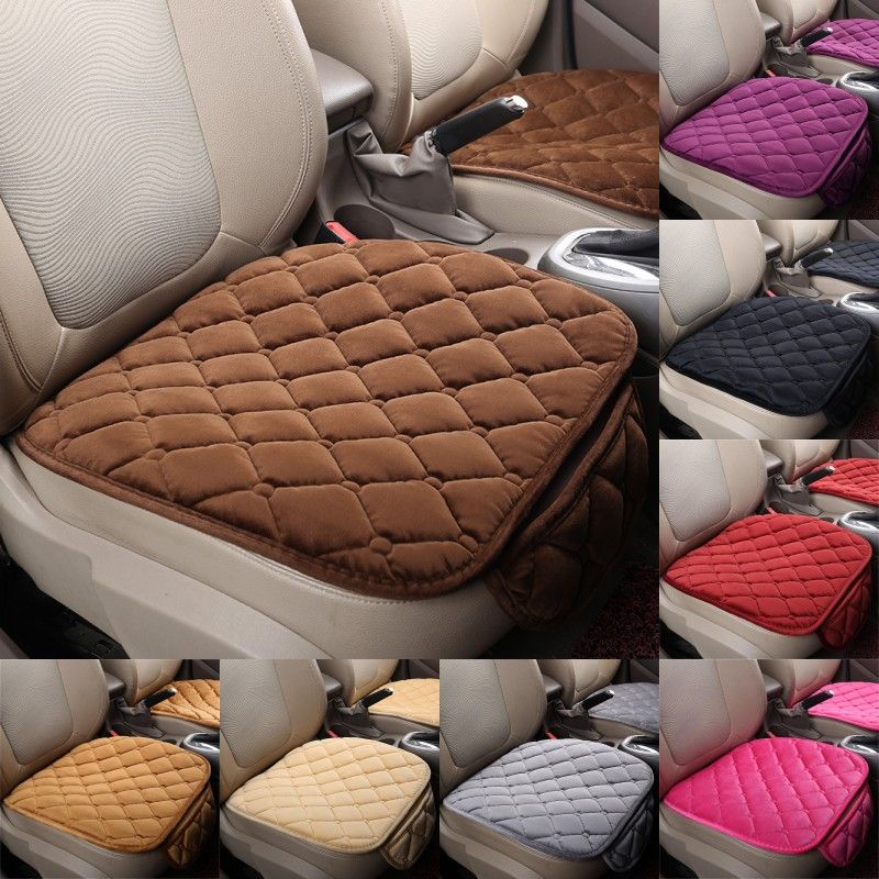 Car Seat Covers Plush Backless Cars Accessories Non Slip Single Cushion